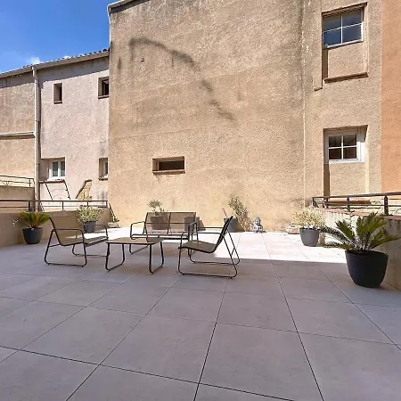 Le Patio - Grande Terrasse - Wifi Et Climatisation ナルボンヌ