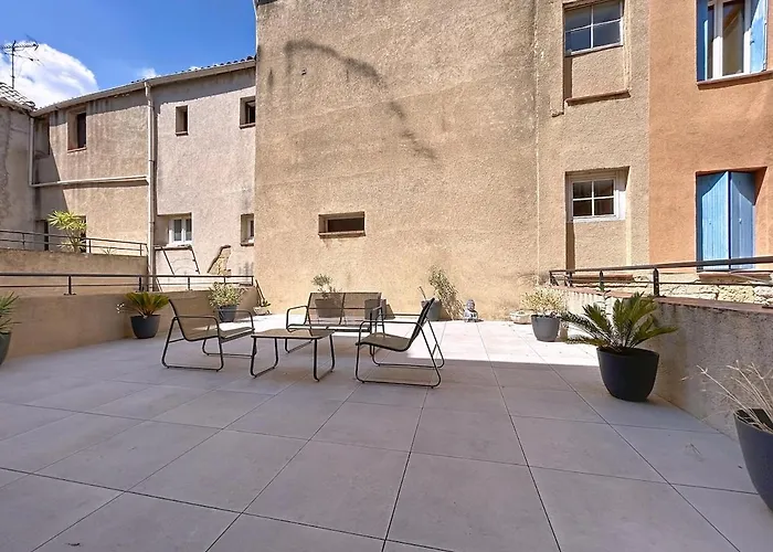 Le Patio - Grande Terrasse - Wifi Et Climatisation Narbonne